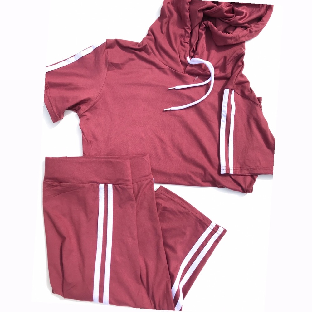 Plum Bermuda Short Set